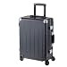 Produktbild ALUMAXX 45171 Kabinentrolley Orbit, Handgepäck, Rollkoffer aus Aluminium, TSA Schloss, Trolleykoffer mit 4 doppelten 360° Leichtlaufrollen, Alukoffer ca. 54 cm, Schwarz, 54 x 40 x 20 cm
