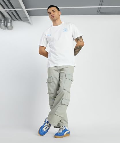 Image of Puma Men's Cotton Regular Fit T-Shirt