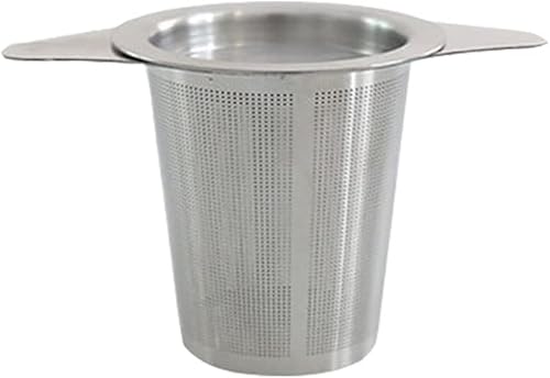 Miniatura 1 de Filtro de café reutilizable de acero inoxidable sin papel doble cesta de malla fina para té suelto y café molido para taza