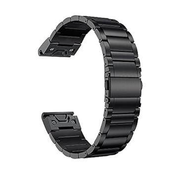 LDFAS Pulseira de titânio compatível com Fenix 8/7/6 Pro/5 Plus, pulseira de relógio de metal de titânio de 22 mm de liberação rápida para Garmin Fenix E/7/5 Plus 6 Pro/Forerunner 945/Epix Gen 2,
