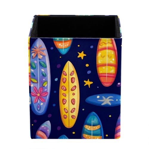 Pen Holder for Desk, Surfboard Pencil Holder Pen Cup Desk Organizers and Accessories Makeup Brush Holder for School, Home, Office Pen Holder for Desk, Surfboard Pencil Holder Pen Cup Desk Organizers and Accessories Makeup Brush Holder for School, Home, Office