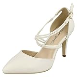 Escarpins pointus Anne Michelle pour femme, blanc, 41 EU