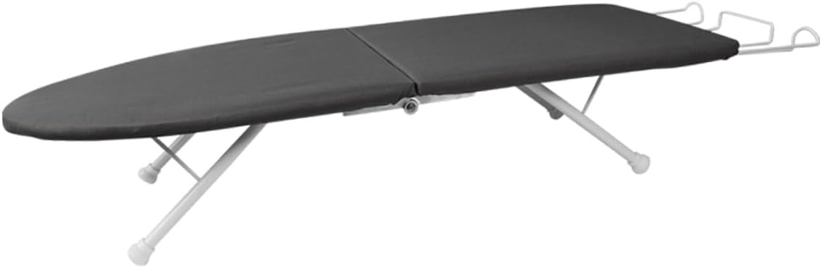 Foldable Tabletop Ironing Board Small Household Mini Ironing Rack with Heat-Resistant Cover Portable for Home and Travel Use
