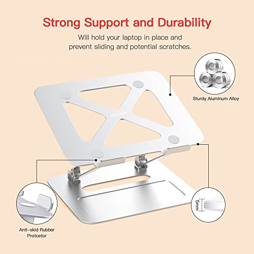 Laptop-Stand-TRUNIUM-Laptop-Holder-Multi-Angle-Stand-with-Heat-Vent-Adjustable-Laptop-Riser-for-Laptop-up-to-156-inches-Compatible-for-MacBook-ProAir-Surface-Laptop-and-so-on-Silver