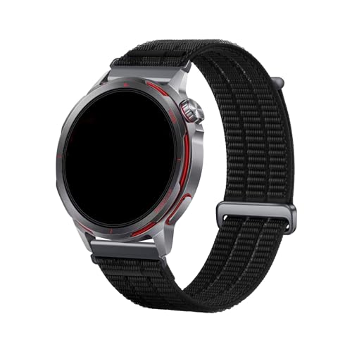 Bracelet montre nylon tissé dégradé respirant 18 20 22mm pour Huawei GT Runner 2