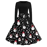 Style: Robe Pull Noel Incarne La Mode Décontractée De Noël, Parfaite Pour Les Rassemblements Sociaux Et Les Fêtes , Robe Vintage Femme Suit Les Tendances De Mode Actuelles Pour Les Fêtes D'hiver Et Les Soirées À Thème