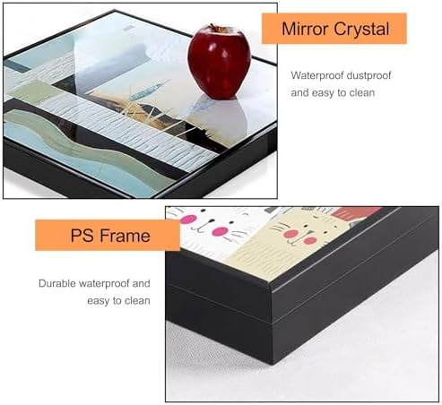 Farmhouse Electric Meter Box Cover - Black Crystal Porcelain Art, 40x50cm Decorative Breaker & Fuse Box for Rustic Home, Dorm Decor, Vintage Farmhouse Style