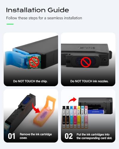 277XL Ink Cartridge High Yield Combo Pack Remanufactured for Epson 277xl 277 T277 T277XL Ink to Use with XP-850 XP-860 XP-950 XP-960 XP-970 Printer(Black Cyan Magenta Yellow Light Cyan Light Magenta) - Image 6