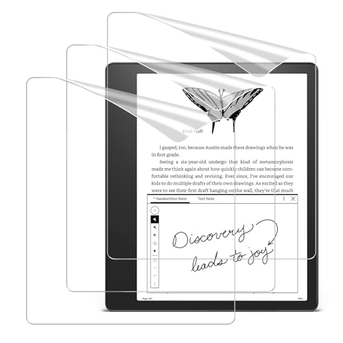 Image of CoBak 3 Pack Anti-Glare Matte Screen Protector for 10.2 inch Tablet 2024 /2022 Kindle Scribe, Boox Note Air, TouchPad D10 - High Clarity, Fingerprint Resistant, Anti-Bubble PET Film
