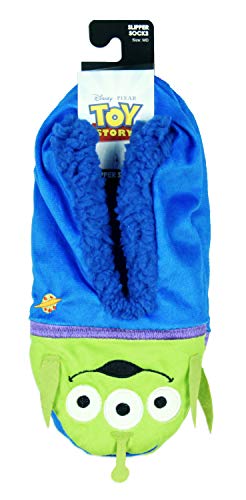 Disney Toy Story Aliens Little Green Men Character Slipper Socks with No-Slip Sole For Women Men4