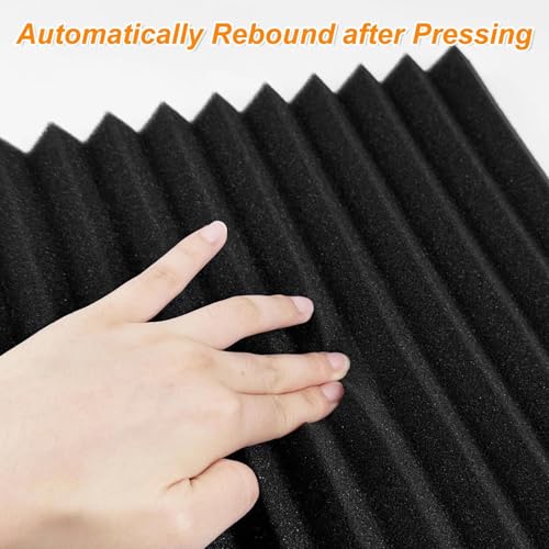 Nicphyn Akustikpaneele, Akustikschaumstoff, Schallschutzplatten Dämmmatte, Soundboard, Acoustic Panel, Akustikplatten, Schallschutzmatte, Noppenschaumstoff, Dämmplatten, Schalldämmung Schallabsorber