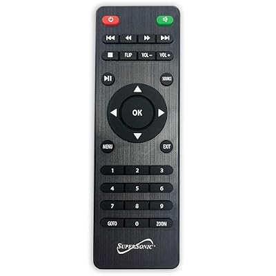 Supersonic SC-82P 3.97-inch Home Theater Bluetooth Projector with Crystal Clear 7000 Lumina, 1080P, Connect Wirelessly, Enjoy True Colors and Powerful Sound - Perfect for Sports, Movies, and Games