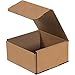Box Partners BXPM552K 5 x 5 x 2-Inch Kraft Corrugated Mailers