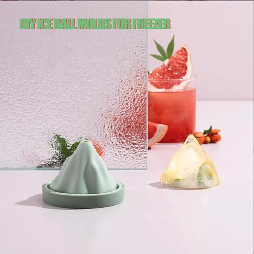 Molde de silicona para cubos de hielo con forma montaña miniatura 3