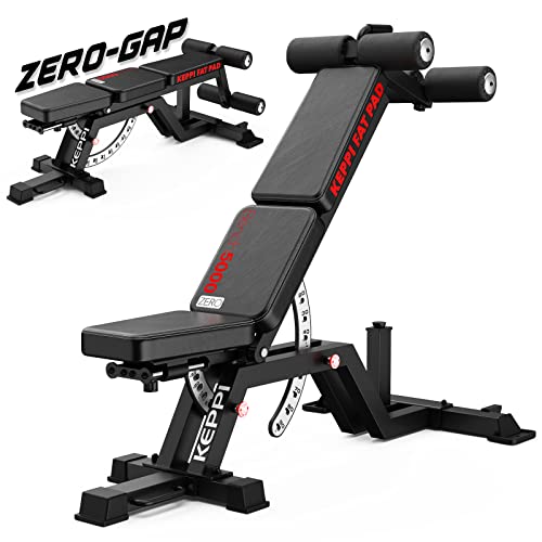 KEPPI 1600 LB Weight BenchBench5000 ZERO GAP Workout Bench Press for