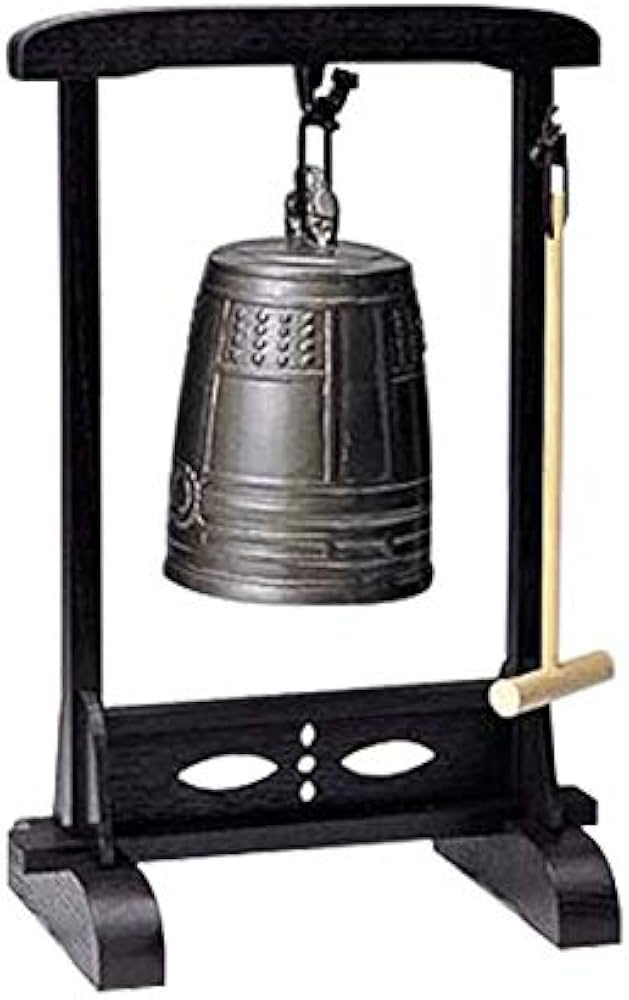 Amazon|高岡銅器 茶道具 喚鐘 4寸 古手色 小槌付 125-11|茶入 Amazon|高岡銅器 茶道具 喚鐘 4寸 古手色 小槌付 125-11|茶入