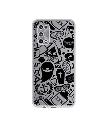 Image of Discover Or Death Design Printed Silicon Soft TPU Back Case Cover for Realme X7 Pro