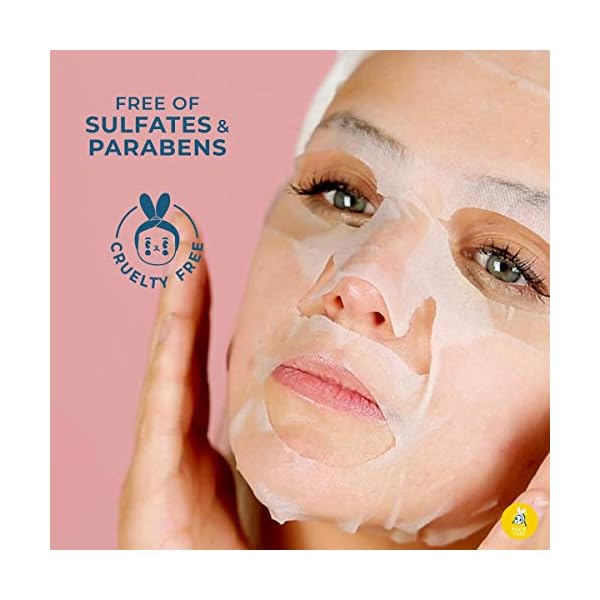 FaceTory-Glow-Baby-Glow-Niacinamide-and-Cica-Brightening-Sheet-Mask-Brightening-Calming-and-Moisturizing-Pack-of-5 FACETORY K Beauty Face Mask Skin Care - Glow Baby Glow 2-Step Sheet Mask with Niacinamide & Aloe + Calming Ampoule | Hydrates, Glowing Skin (5 Pack)