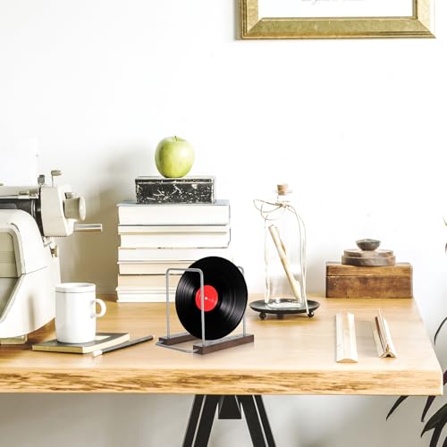 Estantería de Vinilos YARNOW en Madera para tu Sala de Estar 8