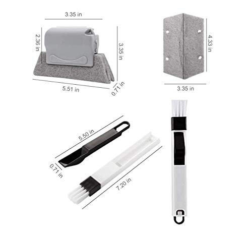 Magic Window Track Cleaner, Window Groove Cleaning Brush Tools Set #TOP3