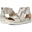 Platinum Glitter Suede