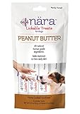 Café Nara Peanut Butter Flavored Lickable Treats for Dogs (Pack of 4-14g Tubes, 56 g/2 oz)