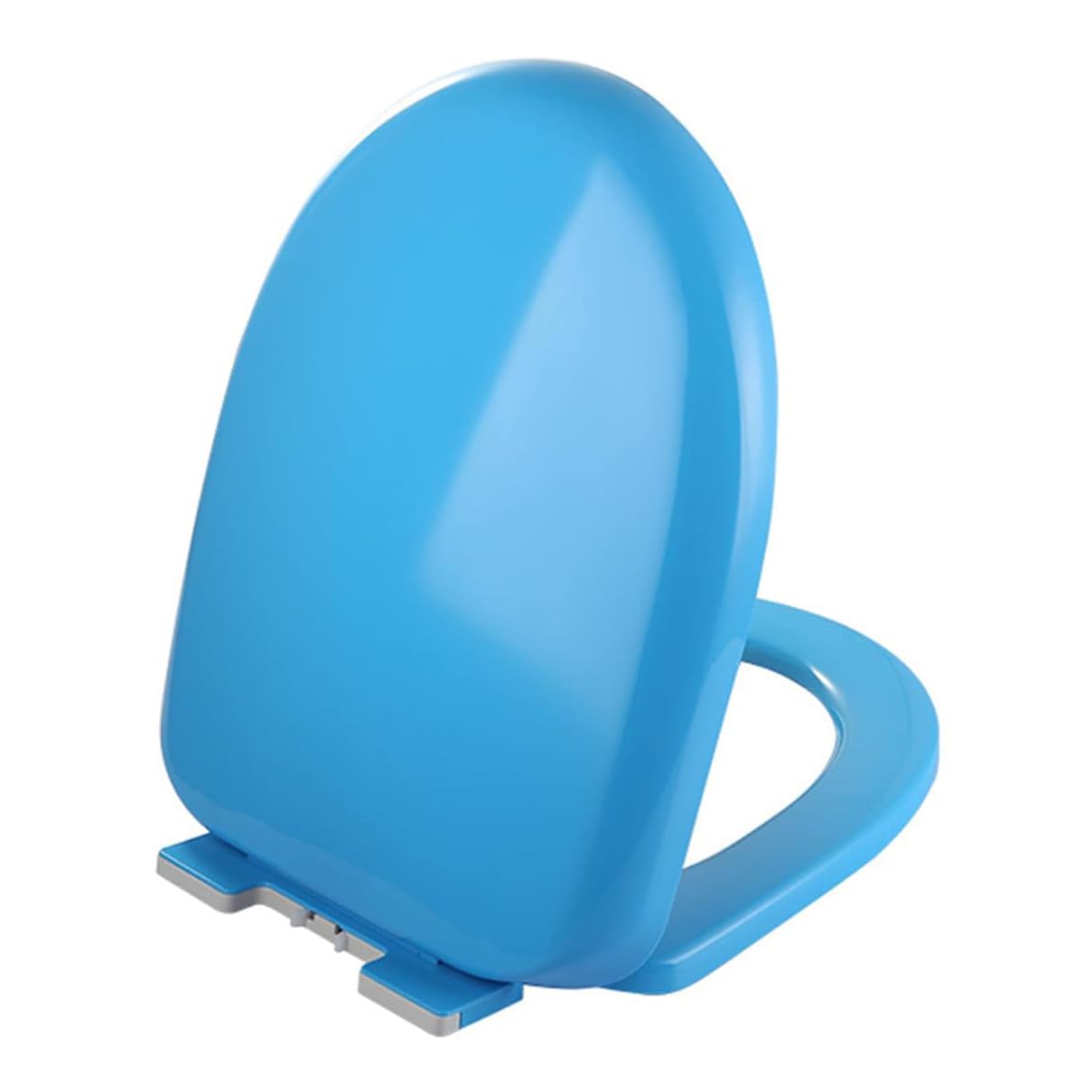 Soft Close u Shaped Toilet seat Blue Quick Release Hinge Easy Clean pp Material 180kg Load Capacity Ideal for Family use, Close, Toilet, seat, Shaped, Quick, Soft, Blue, Release