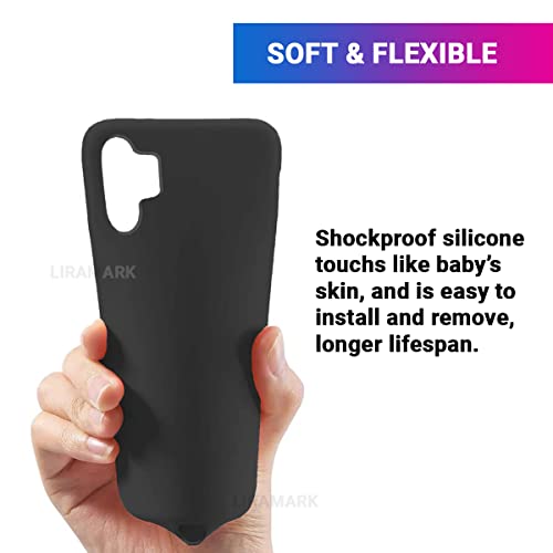 Image of LIRAMARK Liquid Silicone Soft Back Cover Case for Samsung Galaxy Note 10 Plus /Note 10+ (Black)