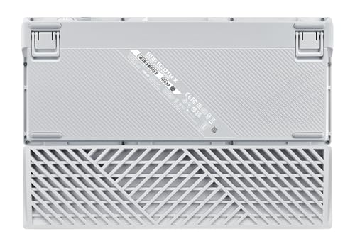 ROG Azoth X 75% Wireless Custom-Gaming Tastiera (layout QWERTZ, switch meccanici hot-swap ROG NX V2, Bluetooth, 2,4 GHz RF Wireless, USB, SpeedNova, display OLED, bianco) - Tastiera gaming - Immagine 3