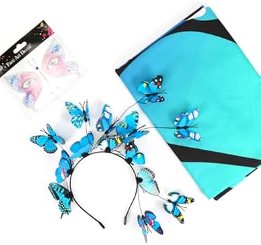 18 stuks glitter vlinder haarclips voor tieners vrouwen haaraccessoires (mysterieuze stijlen