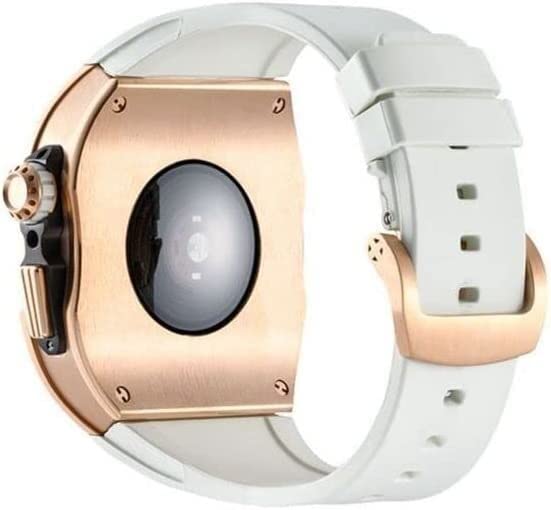 Bracelet fluororubber Apple Watch 8 et coque de protection complète - 3