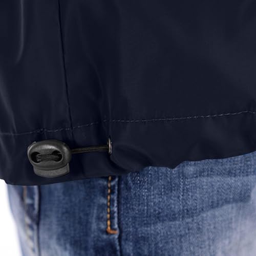 Youth Boys Girls Rain Jacket 𝐔niform Windbreaker Coats 𝐖aterproof Slim Fit Raincoat Breathable Outerwear with Pocket3