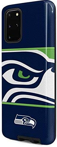 Skinit Pro Phone Case Compatible with Galaxy S20 Plus - Officially Licensed NFL Seattle Seahawks Zone Block Design