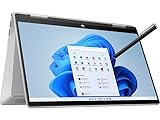 HP Touch 14 portátil convertible 2 en 1 de 14.1 pulgadas Full HD en plata Intel de 6 núcleos 3 hasta 4.7 GHz 8 GB 256 GB...