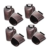 MAGICLULU 8 Stück Messingglocke Kuh für Glocken Kupferglocke zum Weiden kupferne Glocke Nutztier Glocke Weidenglocke aus Kupfer