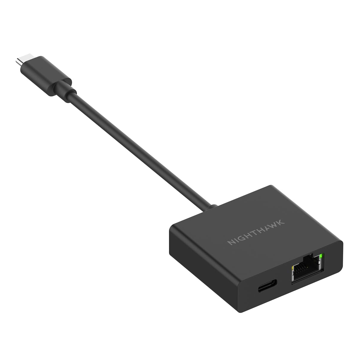 NETGEAR Nighthawk da USB-C a Ethernet con ricarica passthrough da 60 W (USB2ETH) – Ethernet Gigabit cablata veloce – Universalmente compatibile con hotspot mobili Nighthawk, laptop, tablet e altro