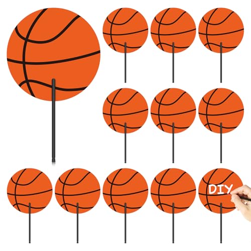 Basketball Hand Fans Party Favors 12-Pack