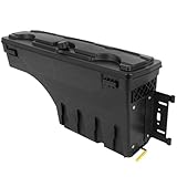 SCITOO Truck Bed Tool Box for Dodge Ram 1500 1500 2500 3500 2002-2018 Right Passenger Side,Multi-Compartment Dividers Organized Storage,Heavy Duty & No-Drill Installation