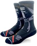 WOO LANDO Chaussettes Idol   Darth Vader / R2D2 / Storm Trooper   À la maison et en déplacement pour les fans de Star Wars   Taille 37 45, Kylo Ren