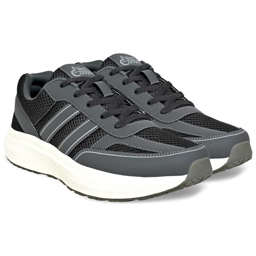 Image of Allen Cooper Training,Road Running,Cricket,Gym,Sports Comfortable Extra Max Cusion with Memory Foam Insole Running Shoes for Men(0624|Black /Grey-Sizes 6,7,8,9,10)