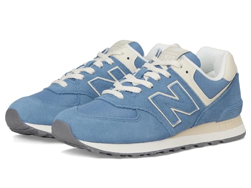 New Balance Women's 574 V2 Spring Sneaker, New Spruce/Sea Salt,