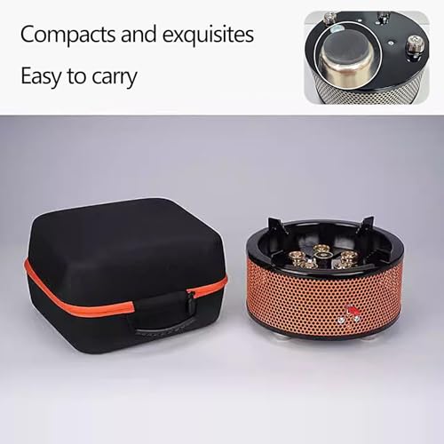 Réchaud de randonnée camping portable 8 KW puissant en acier inoxydable avec sac - 6