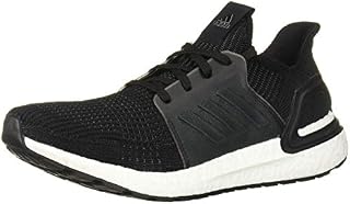 adidas Men's Ultraboost 19 Running Shoe, Black/Black/White, 10 M US
