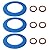 7301111-0070A 3Pcs Flush Valve Seal for American Standard Toilet Parts Replacement for Champion 4 and Eljer Titan 4