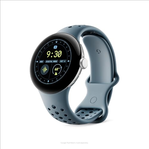 Image of Google Pixel Watch Active Sport Band - Compatible with the Pixel Watch, Pixel Watch 2, and 41mm Pixel Watch 3 - Moondust - Large