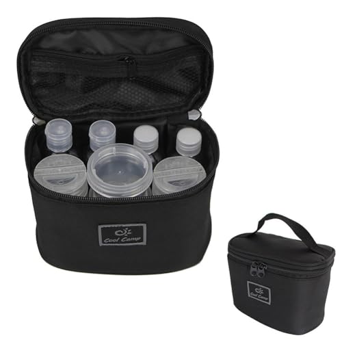 Portable Outdoor Camping Seasoning Set with Oxford Cloth Bag, 9-Piece