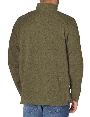Wrangler Authentics mens Long Sleeve Fleece Quarter-zip