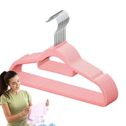 Cintres flockés rotatifs pour optimiser les petits placards - 2