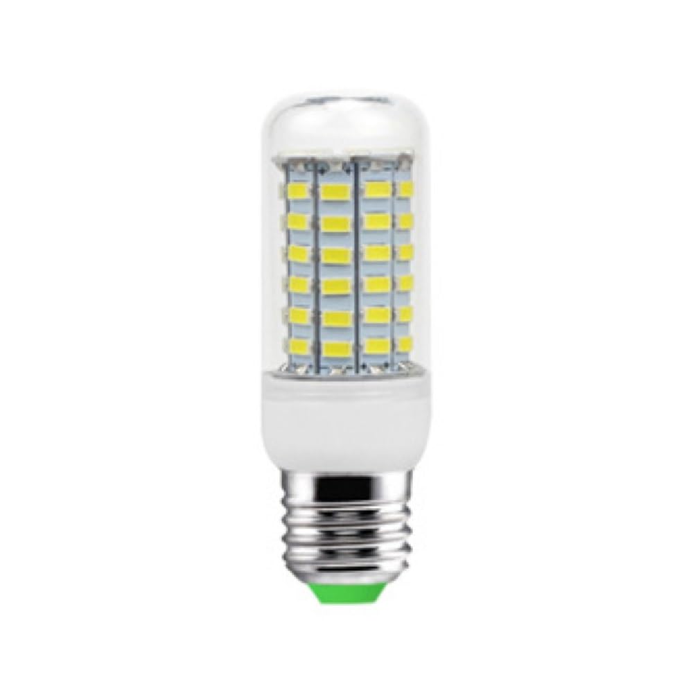 1fortunate lights, Paquete de 10 bombillas LED de maíz AC220V 5730SMD E27/E14 lámpara con base de tornillo lámparas for la habitación del hogar(E27 Warm White,69 LEDs)