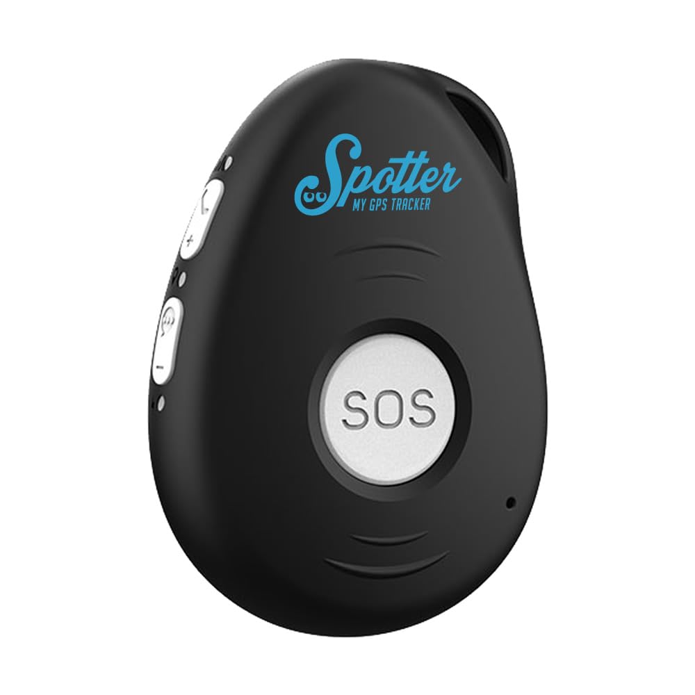 Spotter X10 GPS Tracker 4G con Funzione SOS, Monitoraggio Preciso e Chiamate in Entrata – Ideale per Bambini, Anziani e Oggetti di Valore, tramite PC o App Gratuita - Periodo di Utilizzo a Costo Fisso